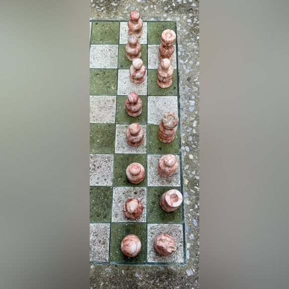 Handcrafted Stone Chess Set - Only Pieces Shown - Picture 4 of 7